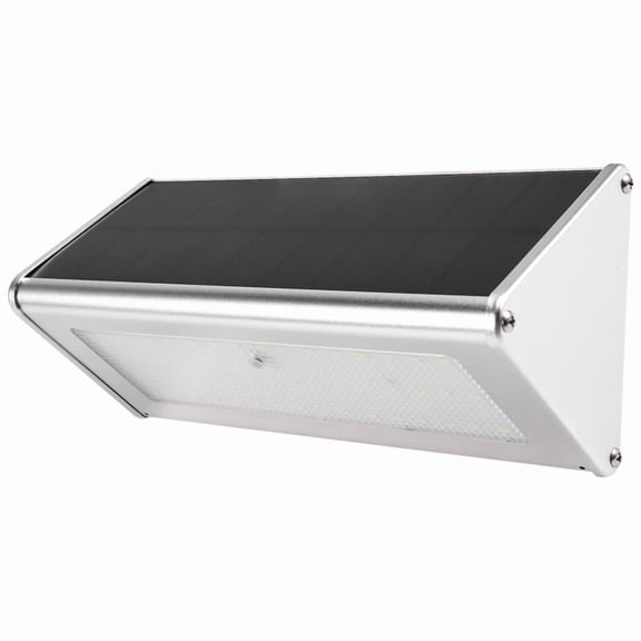 Solar Lamp Outdoor Garden Lighting Waterproof Sports Radar Induction High Brightness High Quality Wall Lamp White Light,1 * Solar lamp,Silver