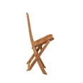 thumbnail image 2 of Pemberly Row Contemporary 2-Piece Foldable Patio Chair in Natural Oil, 2 of 10