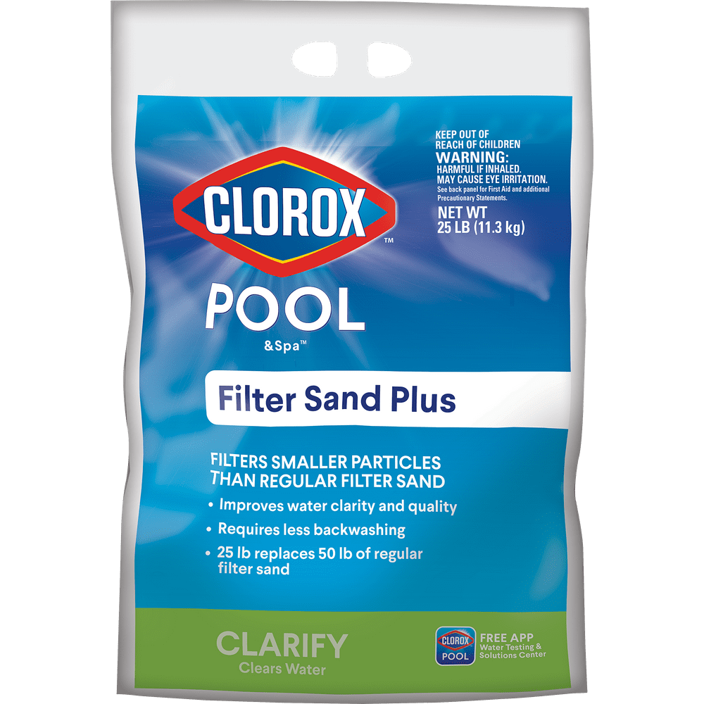 Clorox Pool&Spa 25 lb Filter Sand Plus (For Swimming Pool Use