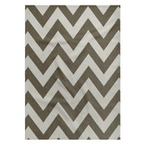 3dRose, Taupe Zig Zag Stripes, 22x30 Bath Hand Pool Towel