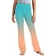 thumbnail image 2 of Odeerbi 2-13 Años Niñas Pierna Ancha Pantalones Yoga Gradiente Workout Danza Deportes Atlético Pantalones Elasticidad Lindo Alta Cintura Pantalones Pierna Recta, 2 of 9
