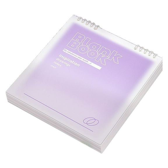 Dusknt Square Loose-Leaf Notebook Purple, Notebook