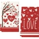 thumbnail image 3 of Lunxisen 4 Pcs Valentine's Day Kitchen Towels Dish Towels, Red Heart Hand Towels for Home Decoration Farmhouse Holiday Wedding Anniversary Birthday(23.6*15.8in), 3 of 8