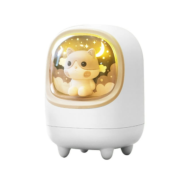 EGNMCR Space Capsule Cute Pet Usb Charging Small Home Office Desktop Humidifier In Household Products Air Humidifier