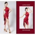 thumbnail image 3 of Tassel Latin Dance Wear For Women Latin Dresses Fringes Ballroom Dance Costumes Salsa Samba Dancewear, 3 of 7
