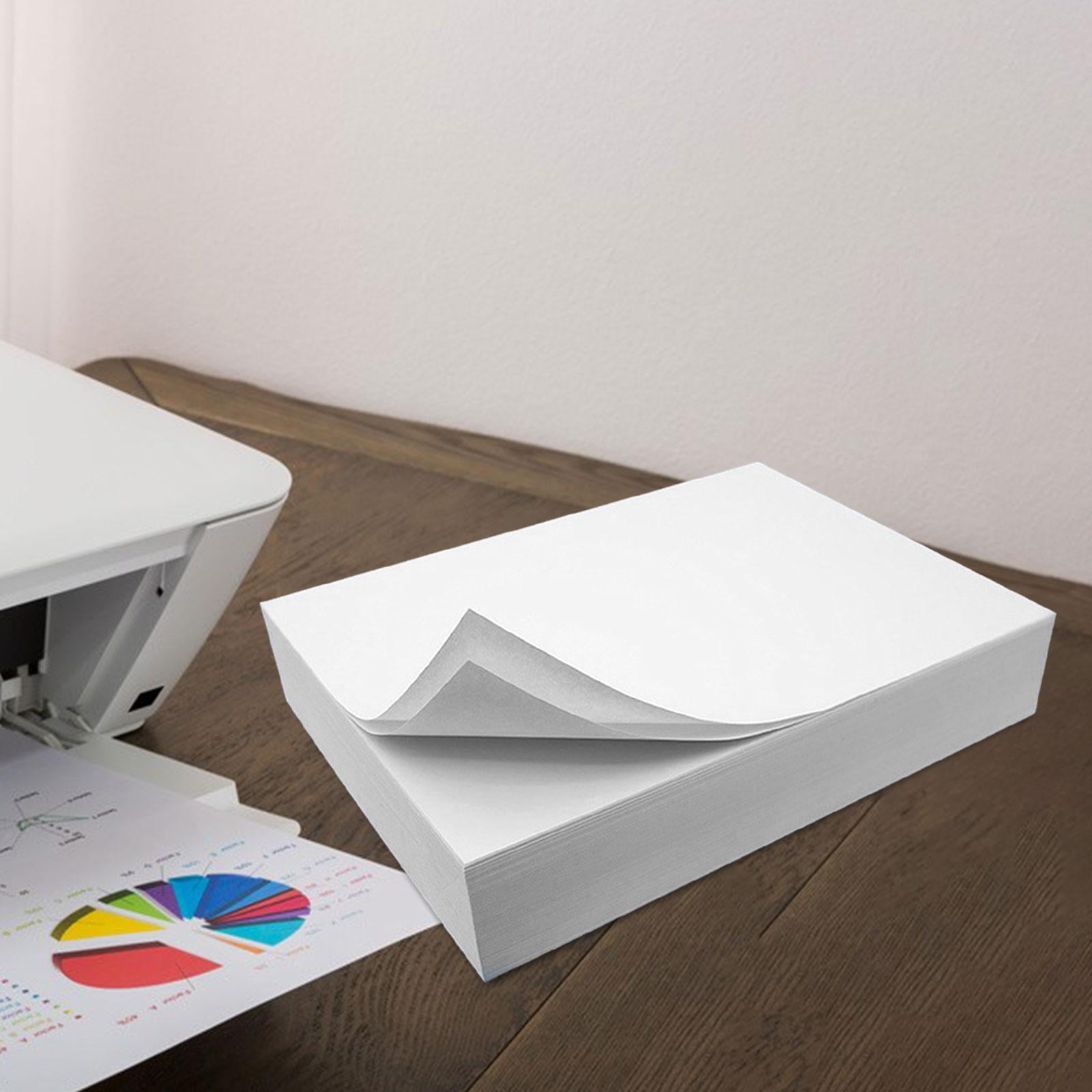 Wzmzjy A4 Copying Paper 1 Ream(500 Sheets) Thicken Quick Dry Multipurpose Printer Paper 80g