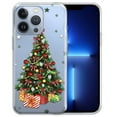 thumbnail image 1 of WIRESTER Transparent Soft Gel TPU Clear Case Slim Protective Cover for Apple iPhone 13 Pro Max 6.7" 2021, Presents Under The Christmas Tree, 1 of 3