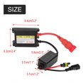 thumbnail image 1 of 2Pcs 12V 55W HID Unidad de control de lastre de faros, Kit de conversi?§?n de reemplazo de lastre HID Xenon digital universal DC Hid Lights55W Higoodz Accesorio de coche, 1 of 8