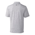 thumbnail image 3 of Men's Cutter & Buck Gray South Bend Cubs Big & Tall DryTec Advantage Tri-Blend Space Dye Polo, 3 of 3
