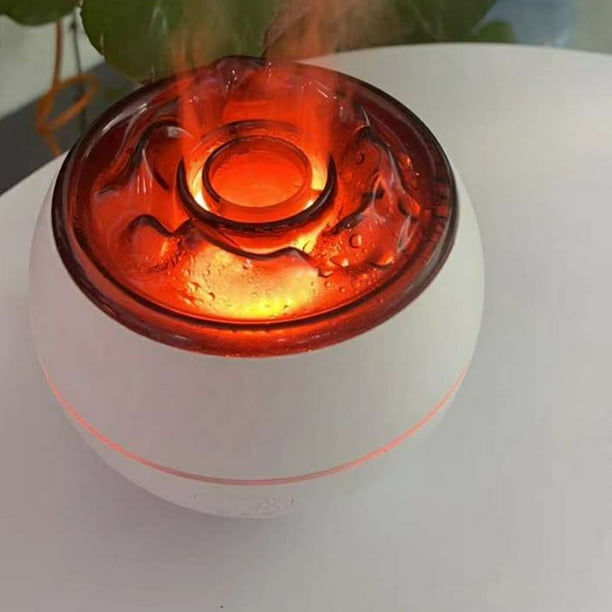 Flame Volcano-Humidificateur d'air à ultrasons, diffuseur d'arômes