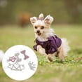 thumbnail image 2 of 5pcs PET PET PERRO PIEZAS Decorativo Perro Gato Play Clips Simple PET TEADDRESS, 2 of 6