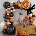 thumbnail image 4 of Halloween Decoración Globos de Halloween, suministros de decoración para fiesta, globos de calabazas de aluminio Mylar para Halloween, suministros de decoración para fiesta(Buy 2 save 10%), 4 of 4