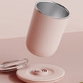thumbnail image 3 of Yuarrent Taza agitadora, taza mezcladora, agitador de bebidas, panel táctil de tamaño compacto, accesorios de oficina inteligentes, leche, regalo dulce Cocina y Comedor Blanco 300ml Yuarrent HA071561-01, 3 of 6