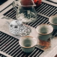 thumbnail image 2 of Miangastore 2pcs Stainless Steel Tea Strainer Creative Teapot Shape Tea Infusers Loose Tea Steeper, 2 of 9