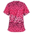 thumbnail image 1 of T-shirt à Manches Courtes à Col en V pour Femmes, 1 of 3