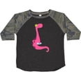 thumbnail image 3 of Inktastic Cute Pink Dinosaur Girls Toddler T-Shirt, 3 of 5