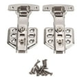 thumbnail image 1 of Bisagra De Puerta, Bisagras De Gabinete Con Orificio De Posicionamiento De Varilla Hidráulica Extendida Con Tornillo Ajustable Para Baño De Cocina, 1 of 8