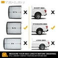 thumbnail image 3 of Stehlen 733469490456 Hidden Snap Tonneau Cover with Truck Bed LED Lights For Ram 1500 2009-2018 / Classic 2019-2022 / 2500 3500 2010-2018 6.4 Feet ( 76.8" ) Bed, 3 of 8