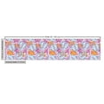 thumbnail image 3 of Ambesonne Exotic Leaves Fabric by the Yard Upholstery, Colorful Summer Fun, 10 Yards, Apricot Pale Purple Pink, 3 of 5