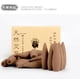 thumbnail image 1 of Quemador de incienso de reflujo conos quemador de cascada aroma fragancia cono de incienso, ajenjo 25 piezas / caja Jumpingount HA6701-02B, 1 of 6
