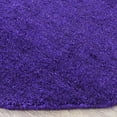 thumbnail image 5 of Rugsotic Carpets Handmade Rugs Hand Knotted Loom Round 8'x8' Purple Silk Mix for Indoor Use, 5 of 5