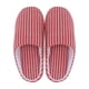 thumbnail image 1 of EeaseMX Pantuflas acogedoras de rayas rojas, estilo japonés, mullidas, para adultos, cálidas, para otoño e invierno (talla S, talla 36-37), 1 of 7