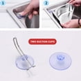 thumbnail image 3 of 304 Stainless Steel Black Triangular Draining Basket Sink Drain Filter Basket, 3 of 9