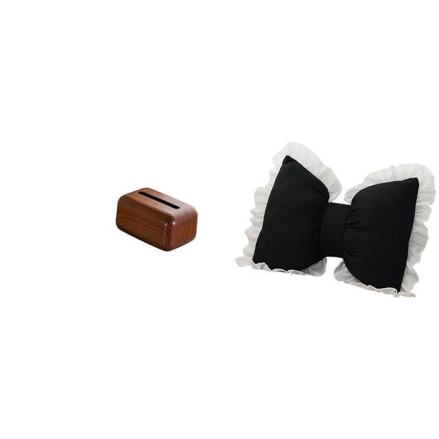 porta pañuelos de papel,Funda de polipropileno para caja de pañuelos desechables para sala de estar y cocina,Cojín con lazo bonito,Cojín con forma de lazo,lindo cojín decorativo con