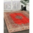thumbnail image 2 of Ahgly Company Indoor Rectangle Traditional Tangerine Pink Medallion Area Rugs, 2' x 5', 2 of 6