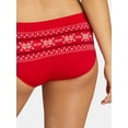 thumbnail image 6 of Holiday Time Women's Seamless Hipster Panties, 3-Pack, Sizes S-2XL, 6 of 6