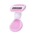 thumbnail image 1 of Women's Razor 4 Blades, Smooth Women's Razor Flexball Compact Women's Razor with Travel Case, Armpit Hair Knife Waterproof, 1 of 5