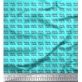 thumbnail image 1 of Soimoi Moss Georgette Fabric Scientific Lab Bottle Shirting Decor Fabric Printed Yard 42 Inch Wide, 1 of 1