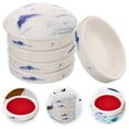 thumbnail image 3 of 1 Set of Convenient Ceramic Color Mixing Trays Stacking Color Palettes Multi-layer Pigment Tray, 3 of 7