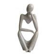 thumbnail image 1 of Abstract Statue Miniature Sculpture Figurines Decorative Abstract Figure Art for Style B, 1 of 9