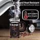 thumbnail image 3 of YMMIND Cafetera de prensa francesa Prensa de café de acero inoxidable 304 de 34 oz, con sistema de 4 filtros, vidrio de prensa francesa de borosilicato de espesor resistente al calor, émbolo de café d, 3 of 5