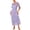 Purple, variant on Qiopertar Women's Two-Piece Dress Set Solid Color Short Sleeve Round Neck Lace Top and Slip Dress Casual Summer Spring Vacation Party Boho Outfit, Purple S