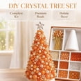 thumbnail image 2 of DIY Beaded Christmas Tree Craft Kit for Adults, 3D Pearl Beaded Tree Making Set, Complete Handmade Tabletop Ornament for Home Office Holiday Display(A2), 2 of 6
