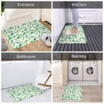 thumbnail image 3 of Cute Funny Lizard Green Front Door Mat, Indoor Mats for Bedroom Bathroom Kitchen, Floor Mat Non-Slip, Soft Carpet Floor Cover Machine Washable Entryway Mat - 20x31.5in, 3 of 5
