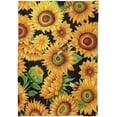 thumbnail image 2 of Sunflower Flowers Rectangle Tablecloth, Dust Proof Anti Wrinkle Wipeable Table Cloth Tabletop for of Dinner Kitchen Wedding Holiday Party 60"x108" Home Decor, 2 of 7