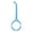 Blue, variant on Dental Floss Pick with Ergonomic Handle and Hook Design for Oral Care Suitable for Removing Food Debris and Plaque from Teeth and Gums
