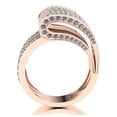 thumbnail image 3 of Natural 2ct Round Cut Diamond Prong Cluster Bridal Wedding Band Ring Anniversary Solid 14K Gold GH I1, 3 of 3