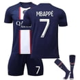 thumbnail image 1 of Mbappe Adult Football Jersey 22/23 Home Jersey #L, 1 of 5