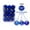 Blue, variant on Dgankt Christmas Ornaments Christmas Ball Pendant, Decorative Shatterproof Christmas Tree Pendants Hanging 40mm Christmas Baubles Balls Ornaments Set Pack of 24 Pcs