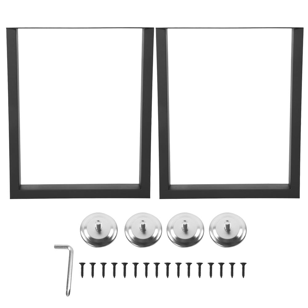 Filfeel Rectangular Steel Desk Leg 2pcs Heavy Duty Table Legs Brackets filfeel-rectangular-steel-desk-leg-2pcs-heavy-duty-table-legs-brackets