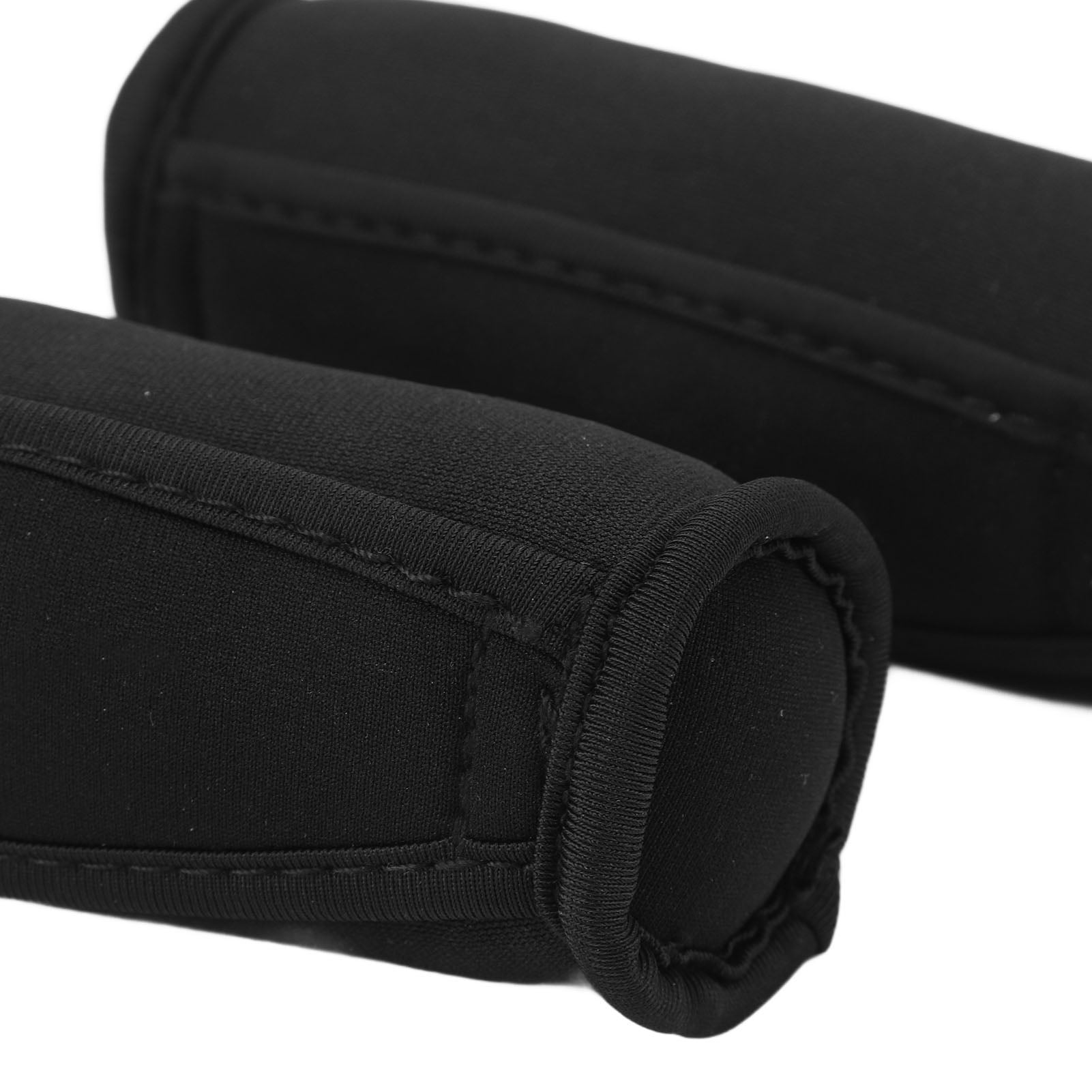 Rupoun Handheld Soft Dumbbells with Hand Strap Weighted Running Fitness Sandbag Walking Hand Weight Sets for Men Women Black, 2 lbs / 910g