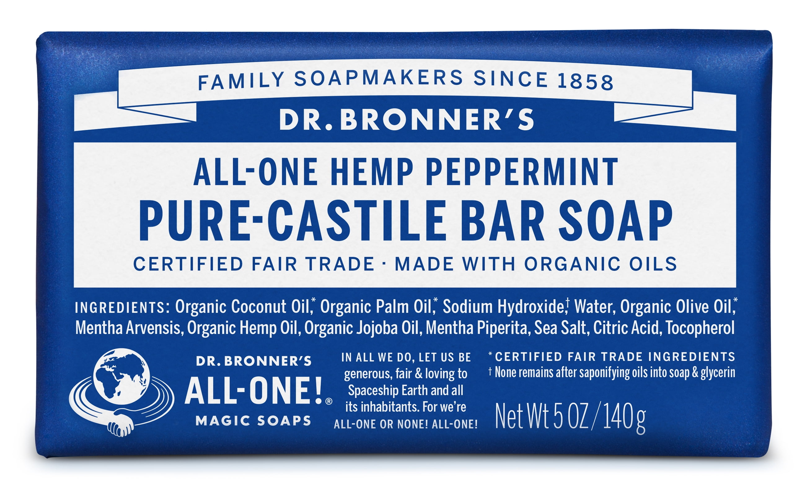 Dr. Bronner's Peppermint Bar Soap