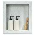 thumbnail image 5 of Palisade 17.5 in. x 15.5 in. Vinyl Waterproof Shower Niche Insert in Polar Frost, 5 of 7