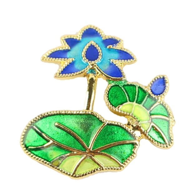 Metal Floral Studs Piezas Colgantes, exterior exterior exterior , En Cualquier Teawares Decoración Lotus A