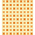 thumbnail image 3 of Ambesonne Modern Duvet Cover Set, Concentric Geometric Shapes, 2-Calking, Orange and Pastel Brown, 3 of 3