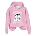 thumbnail image 4 of WEAIXIMIUNG Sweatshirts pour Femmes avec Poches Mode Féminine Spectre Imprimé Manches Longues Col Rond Hoodie, 4 of 4